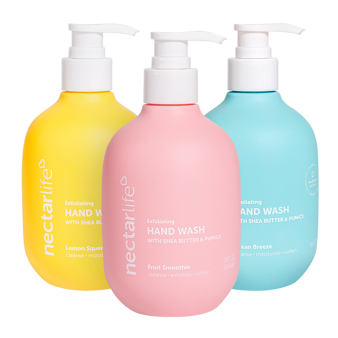 Exfoliating Hand Wash 3 Pack Fresh