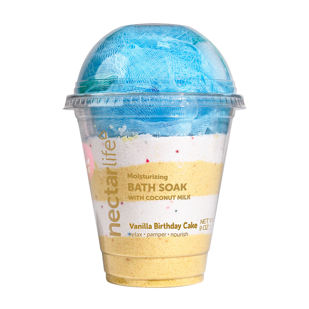 Milkshake Bath Soak Vanilla Birthday Cake