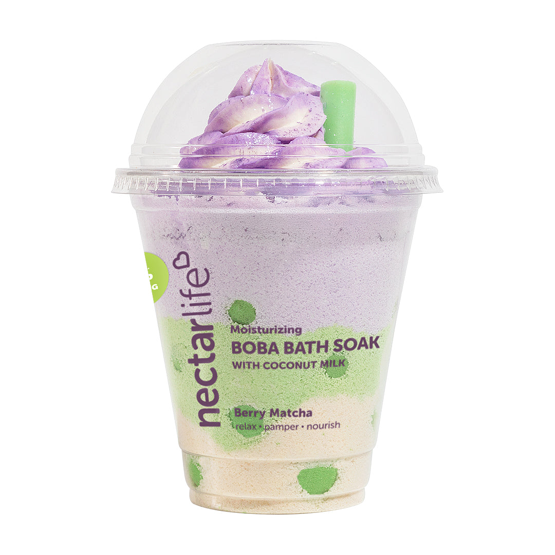 Boba Bath Soak Berry Matcha Boba Bath Soak