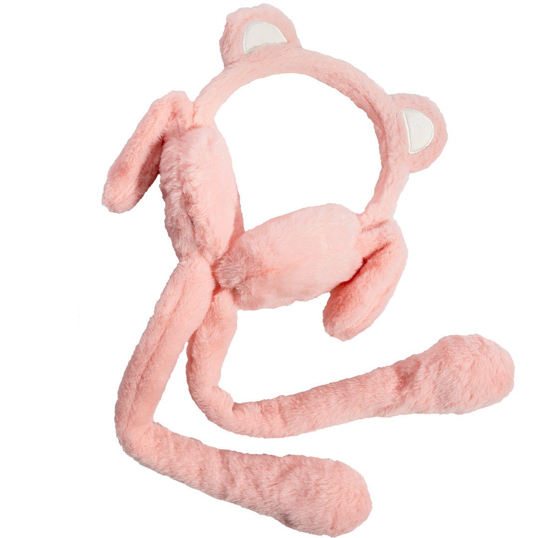 Cozy Bunny Earmuffs Frosted Pink