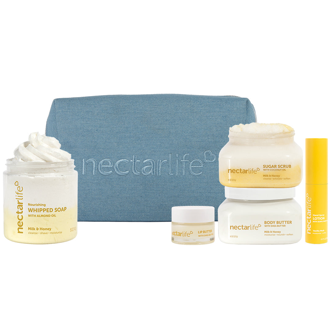 Denim Milk & Honey Pouch