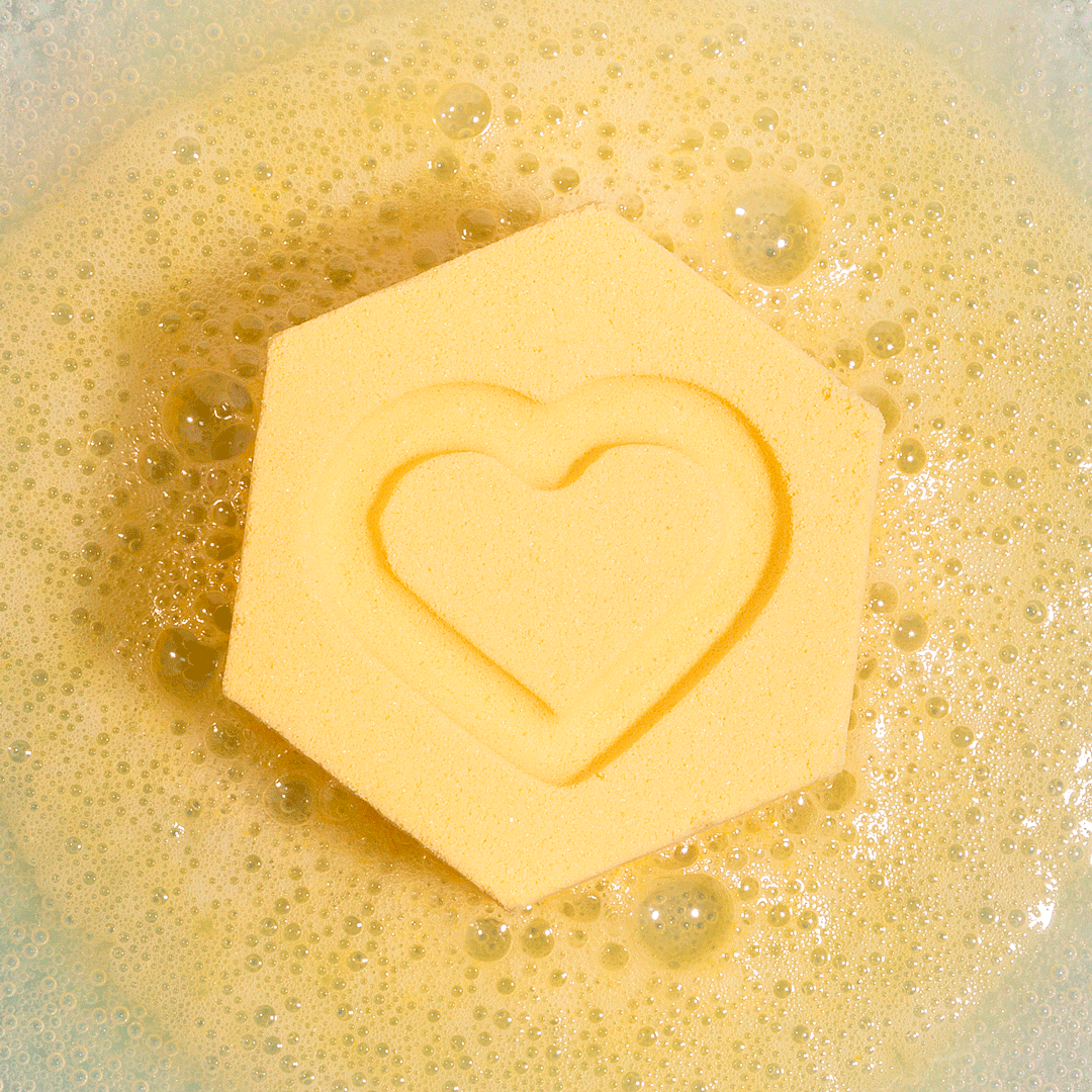 Essential Oil Benefit Bomb - Brighten + Glow Vitamin C Bath Bomb