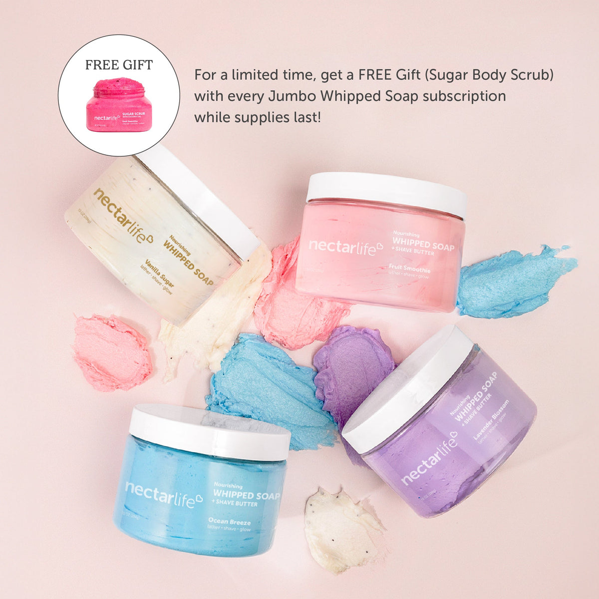 Nourishing Whipped Soap + Shave Butter 10 oz