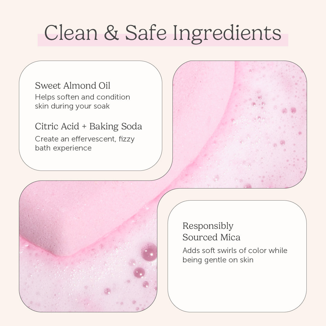 Berry Rose Heart Bath Bomb