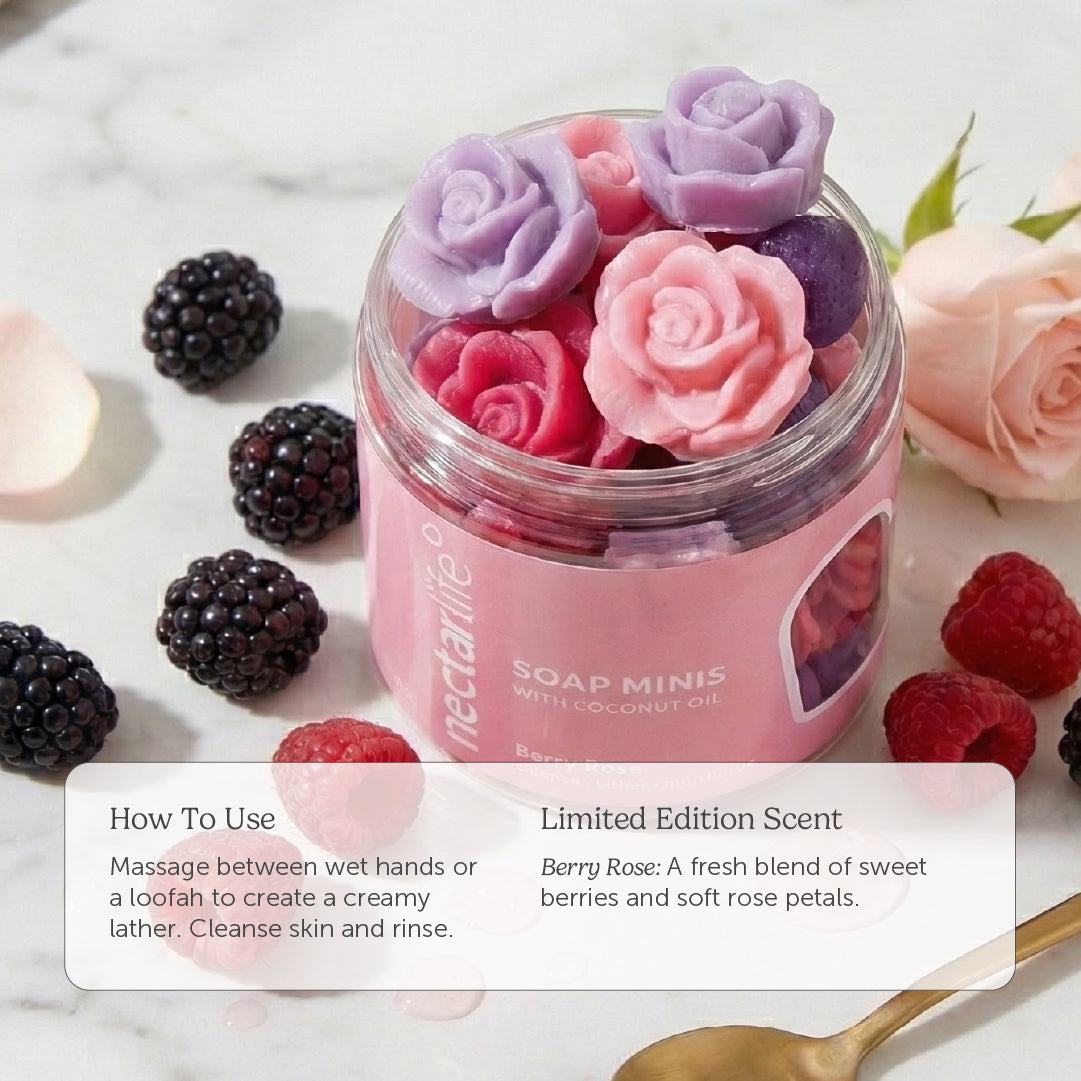 Berry Rose Soap Minis