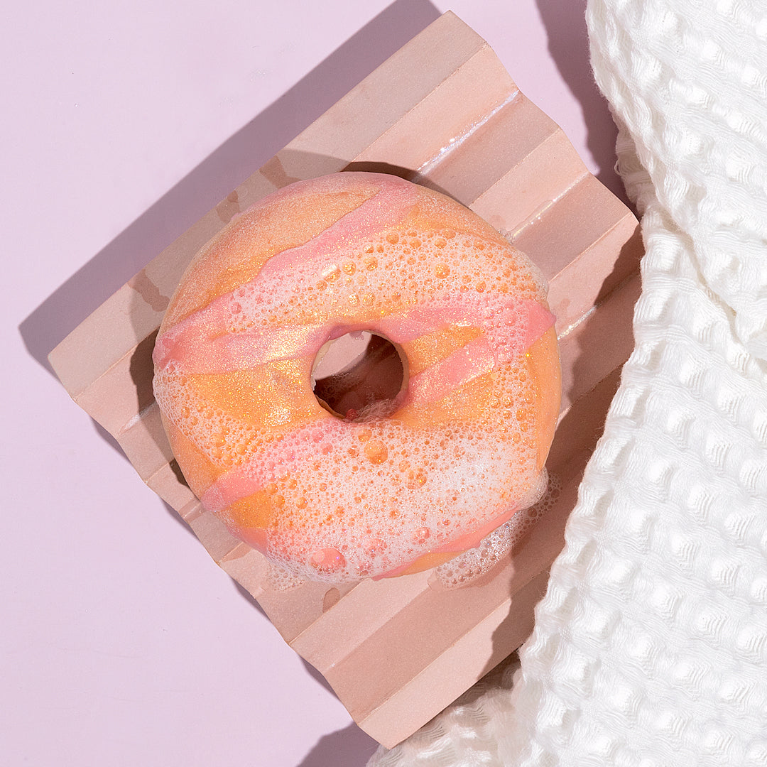 Peachy Lemon Jumbo Donut Soap