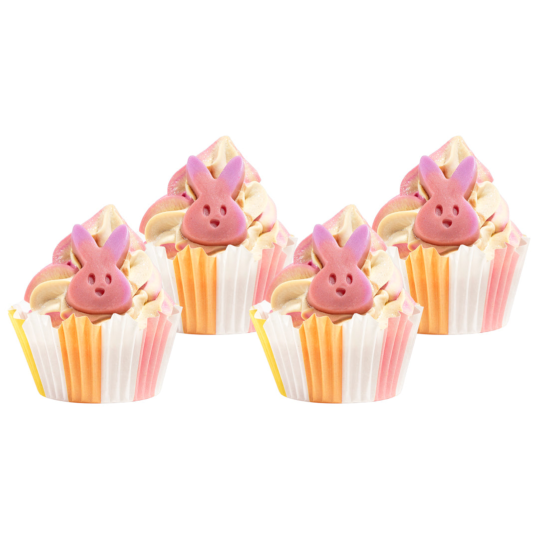 Bunny Cupcake Soap 4-pack