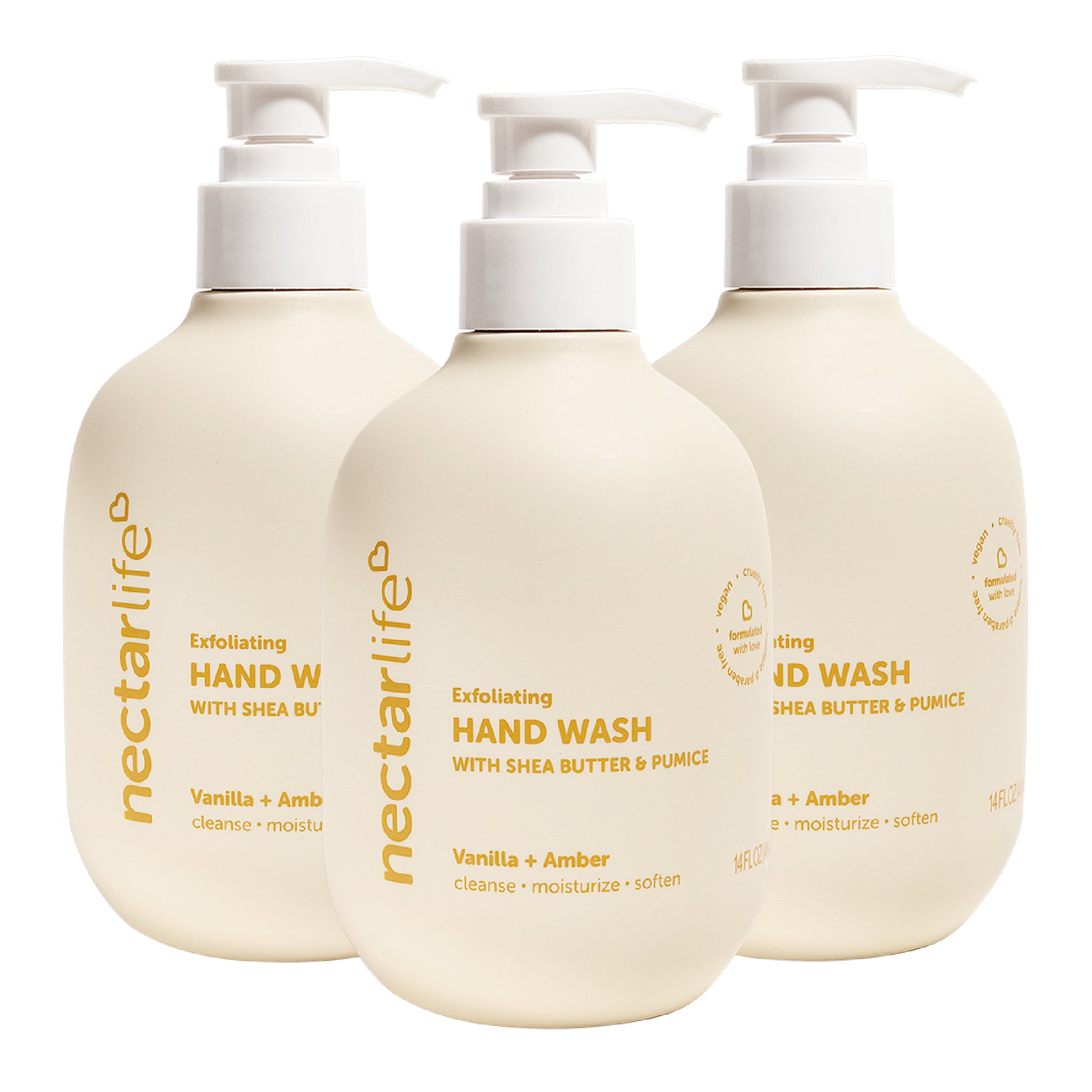 Exfoliating Hand Wash 3 Pack