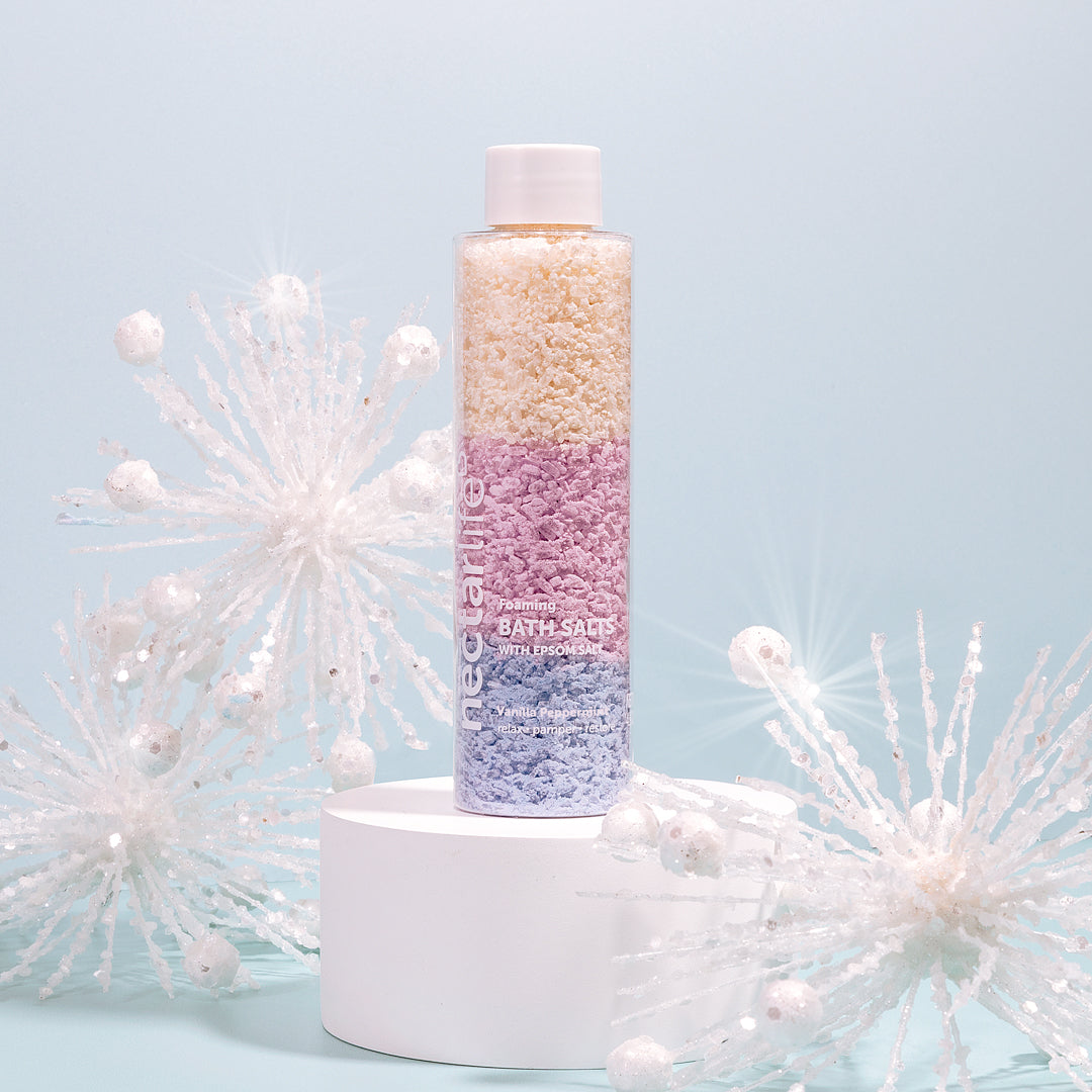 Vanilla Peppermint Foaming Bath Salts