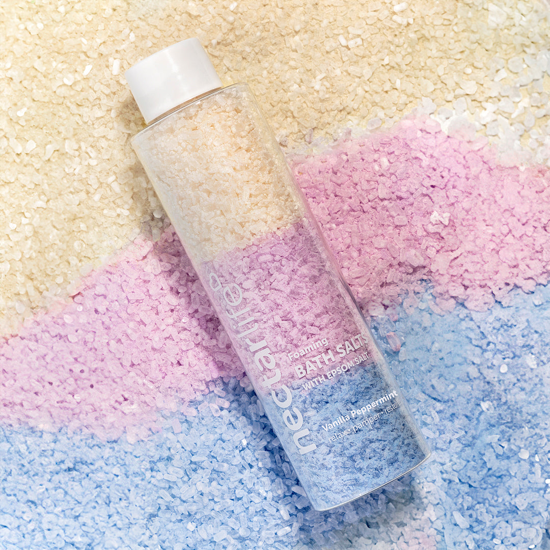 Vanilla Peppermint Foaming Bath Salts