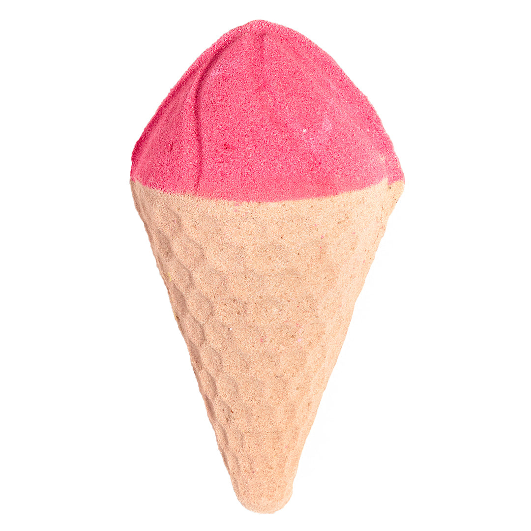 Strawberry Foaming Ice Cream Cone Bath Bomb