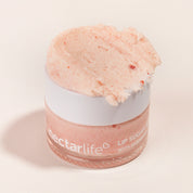 Vegane Erdbeere Zucker Lippenpeeling