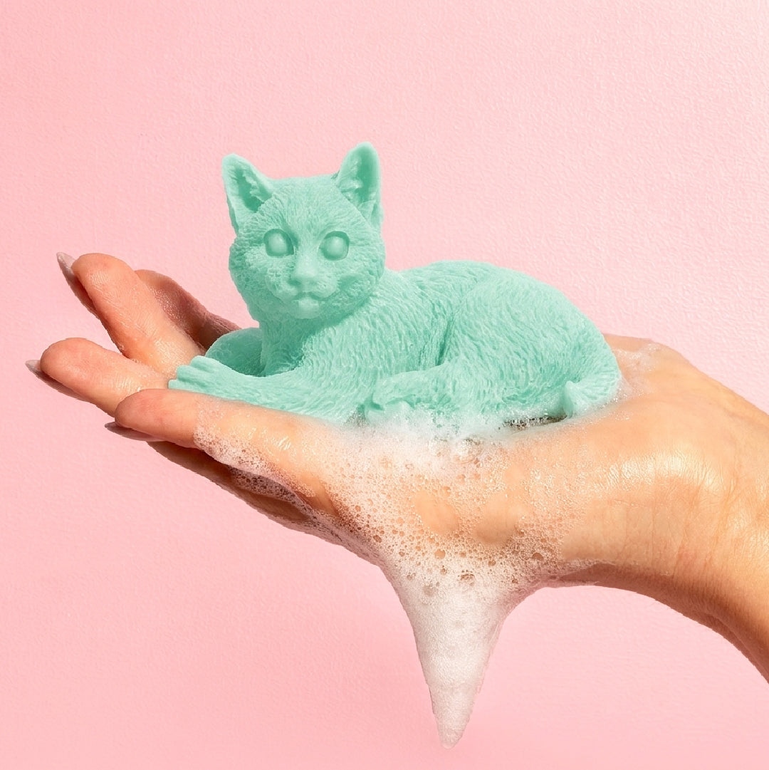 Small Kitty Soap - Yellow