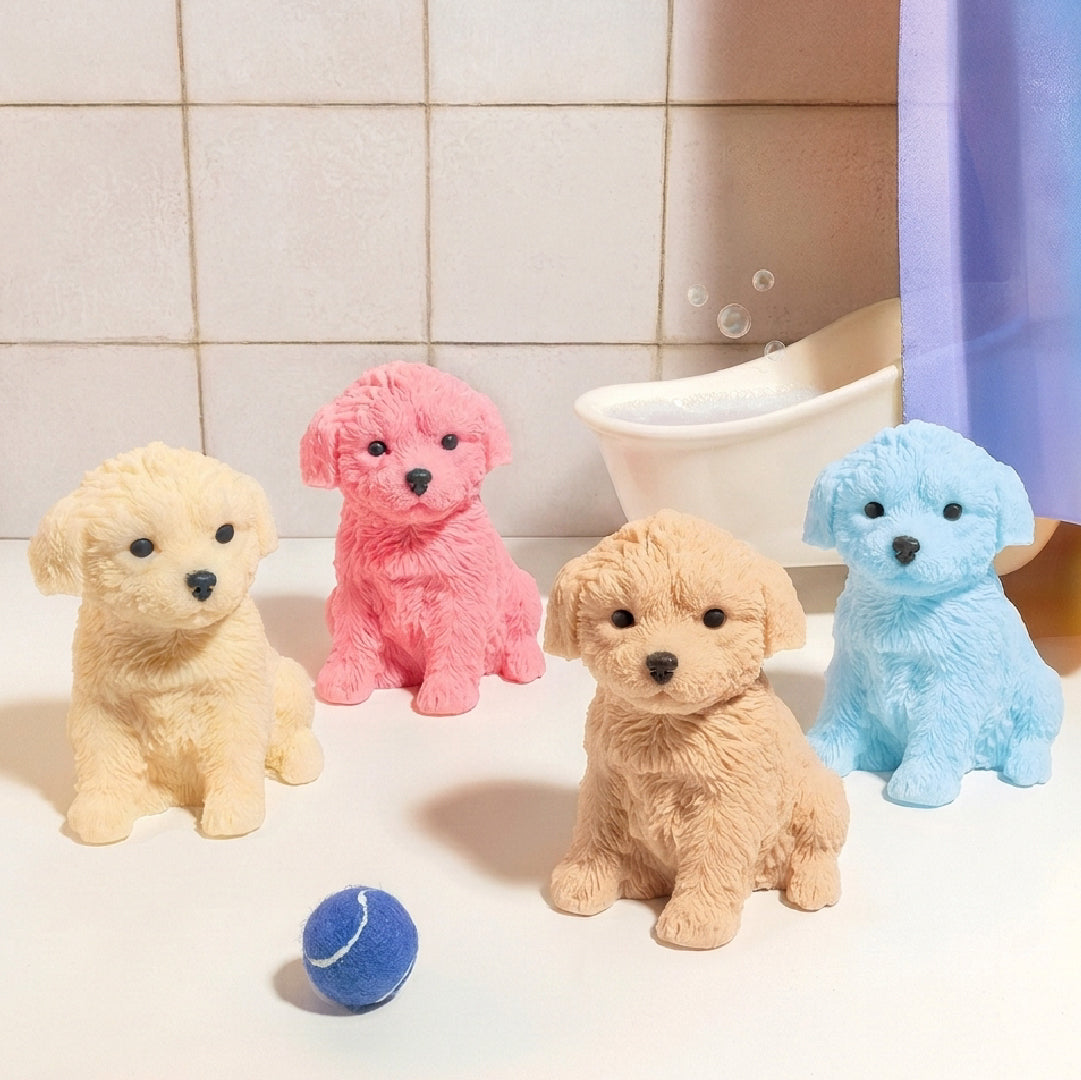 Large Labradoodle Soap - Pink