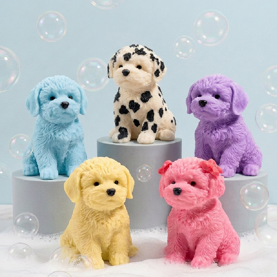 Medium Labradoodle Soap - Pink
