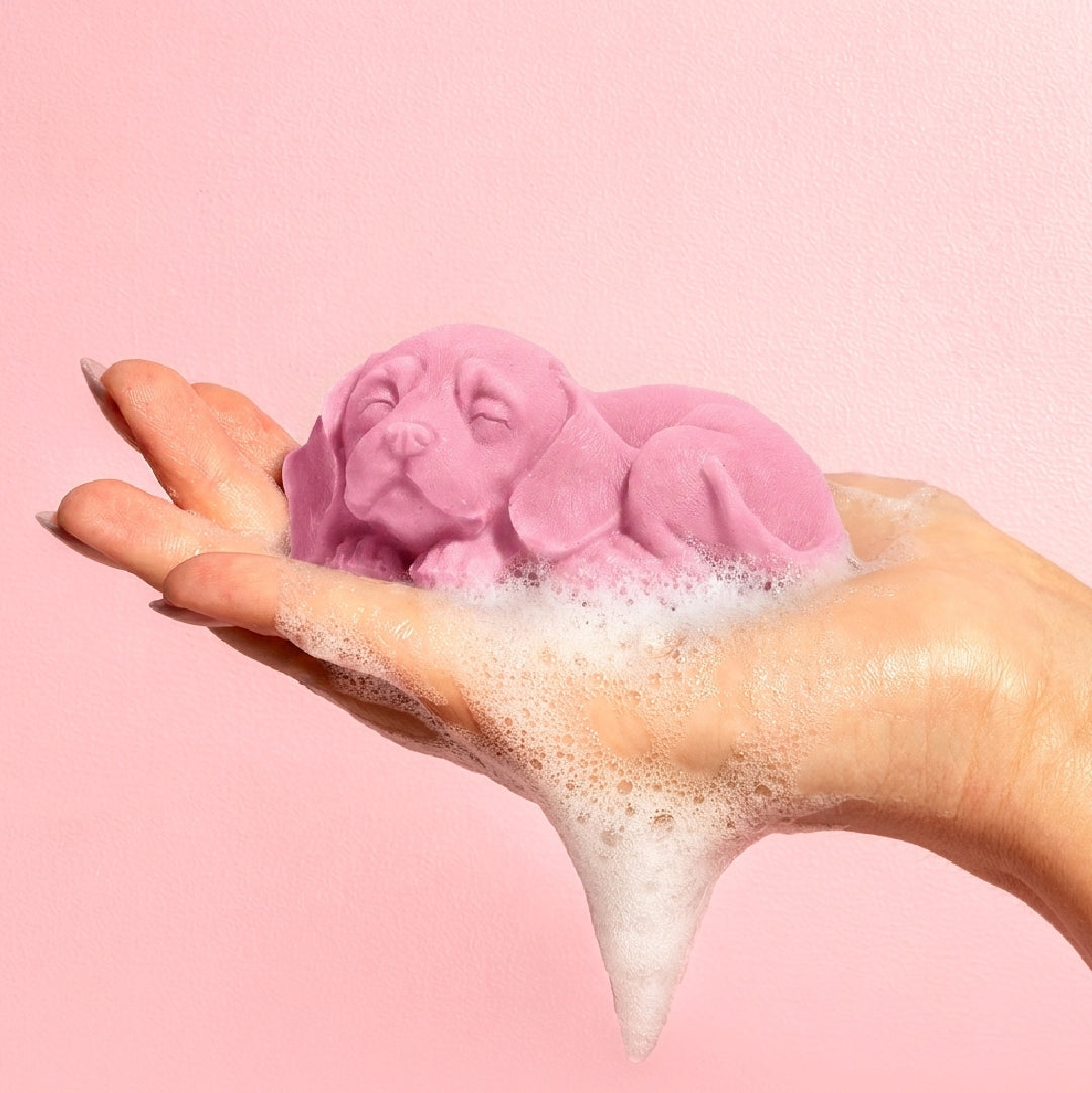 Small Dachshund Soap - Pink