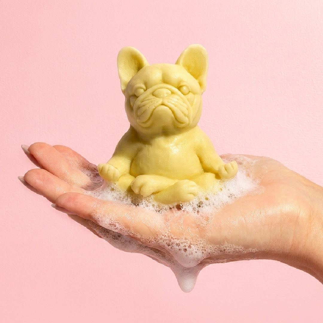 Small French Bulldog Soap - Blue