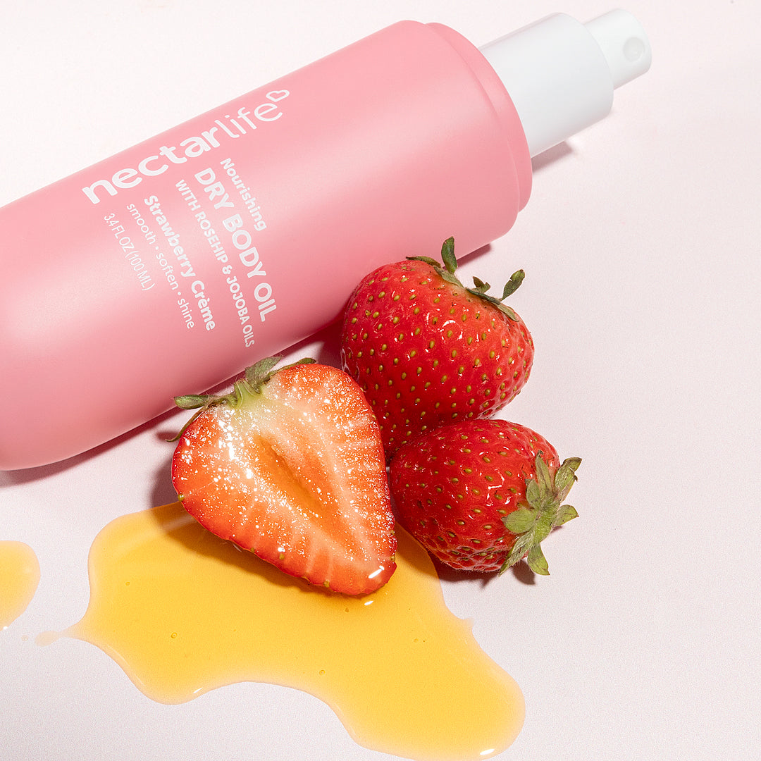 Strawberry Crème Nourishing Dry Body Oil