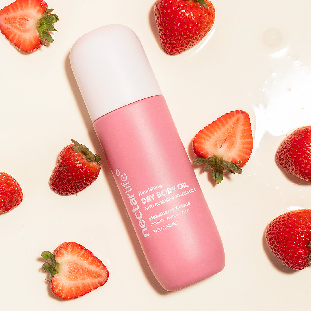 Strawberry Crème Nourishing Dry Body Oil