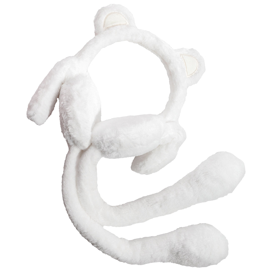 Cozy Bunny Earmuffs Winter White