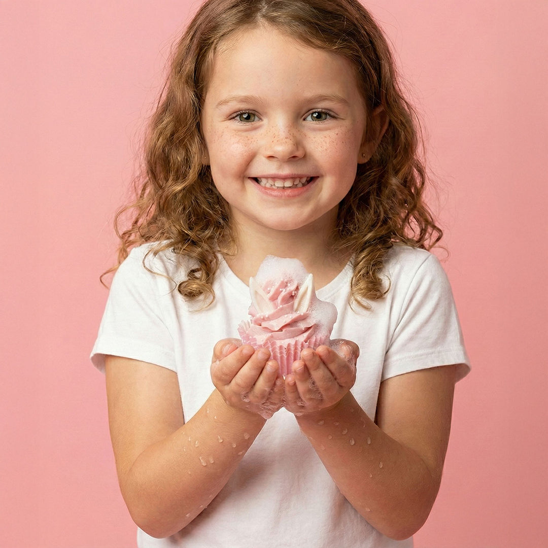 Marshmallow Fluff Bunny Cupcake Soap