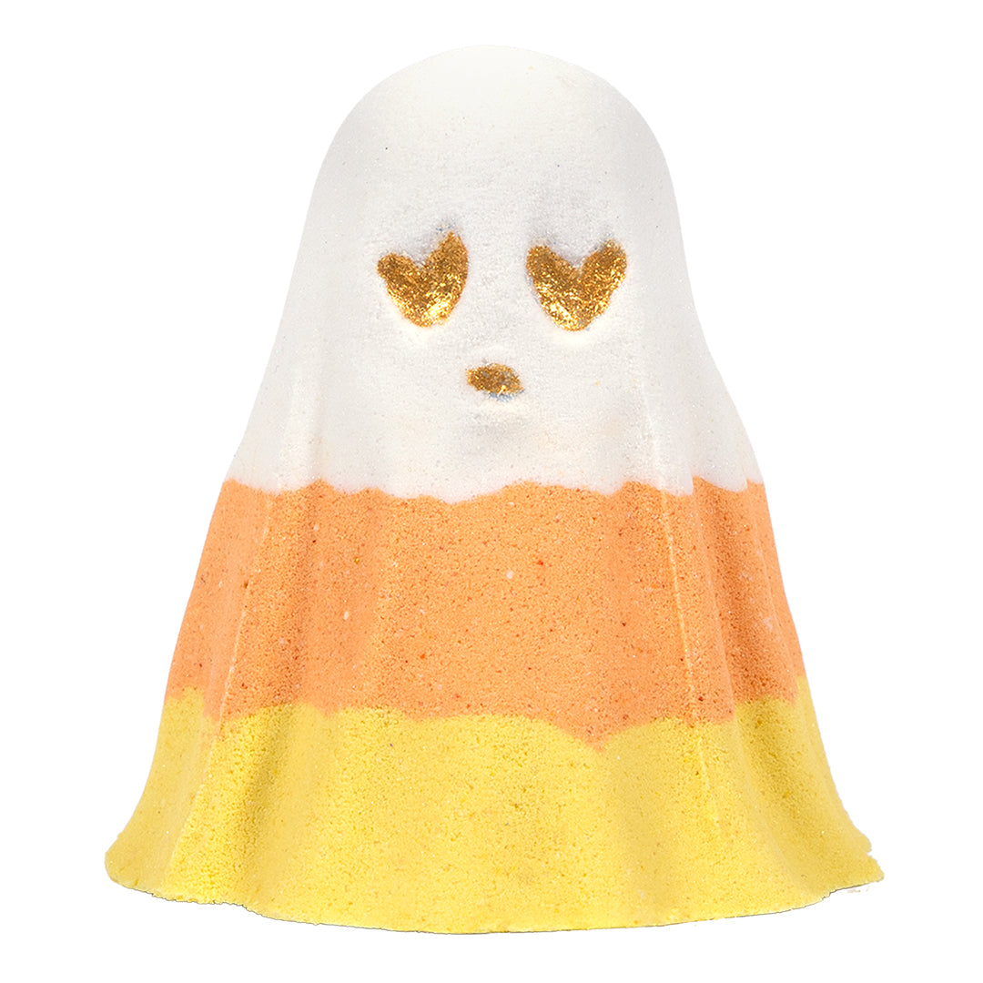 Candy Corn Ghost Bath Bomb