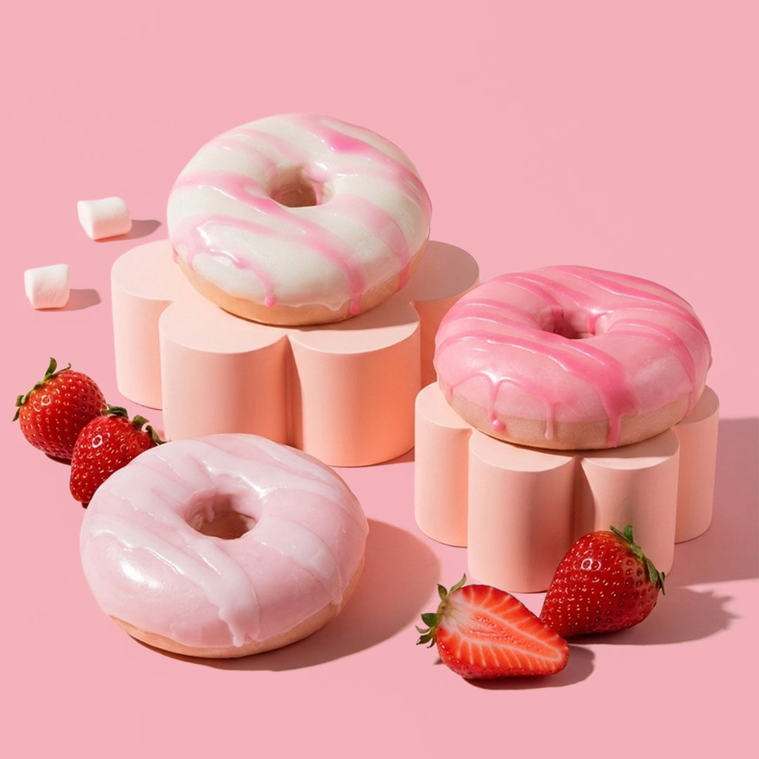 Marshmallow Fluff Jumbo Donut Soap