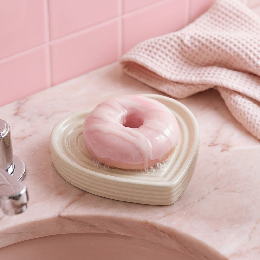 Strawberry Creme Jumbo Donut Soap