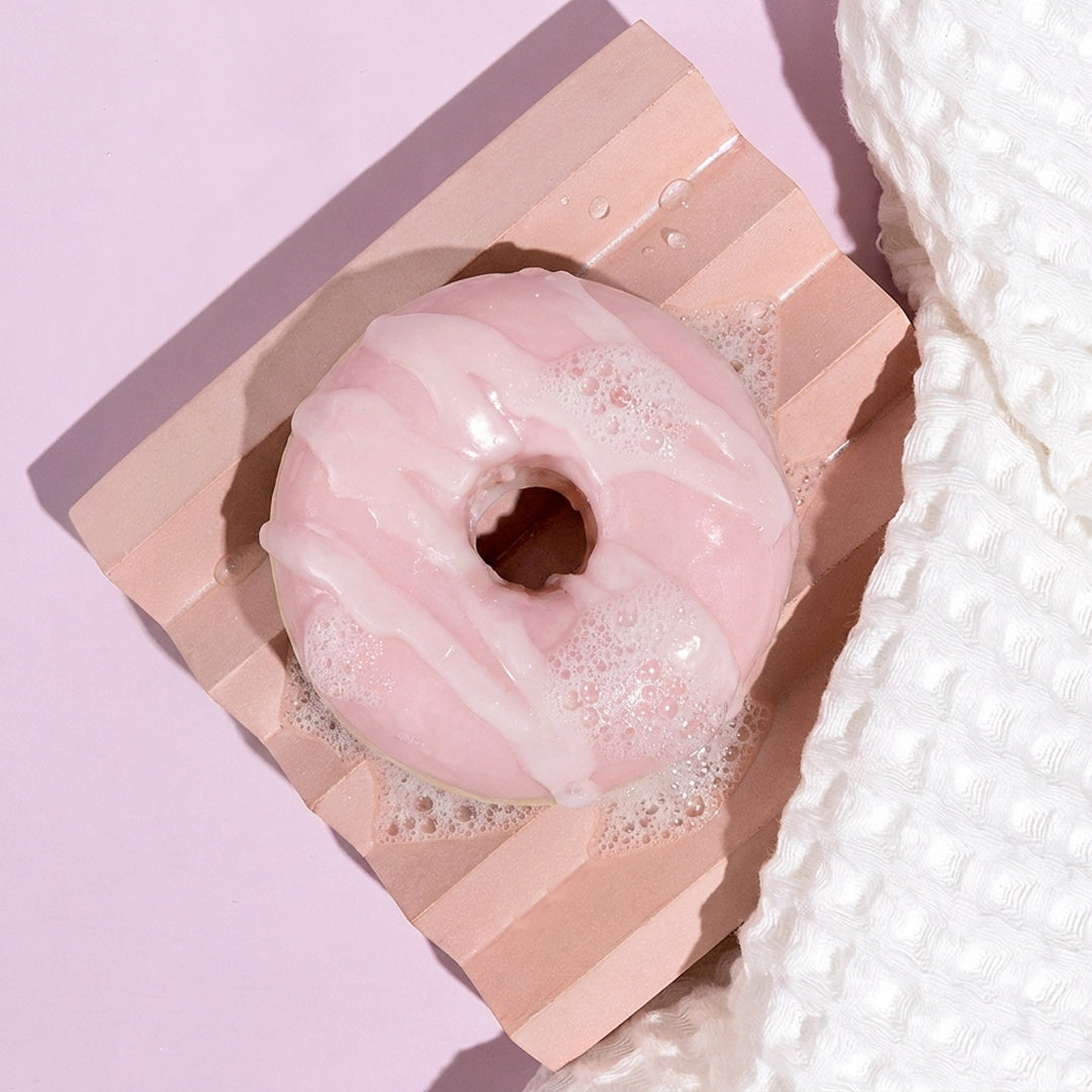 Strawberry Creme Jumbo Donut Soap