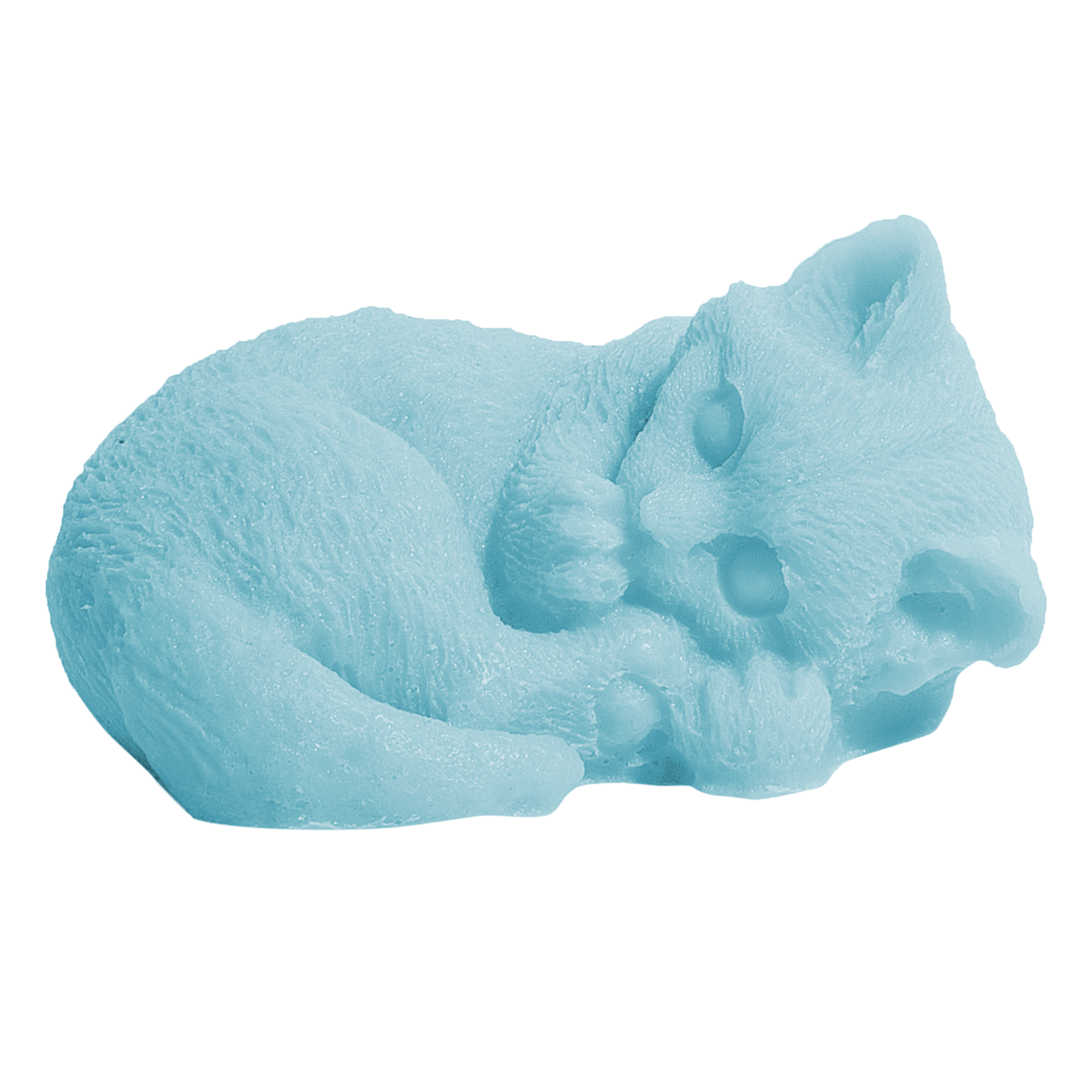 Small Sleeping Kitty Soap - Blue
