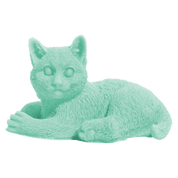 Small Kitty Soap - Teal