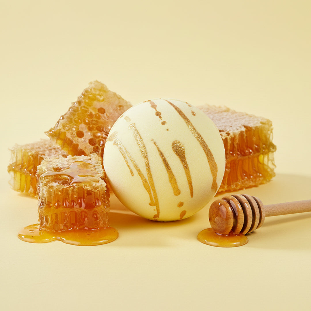 Milk & Honey Round Bath Bomb