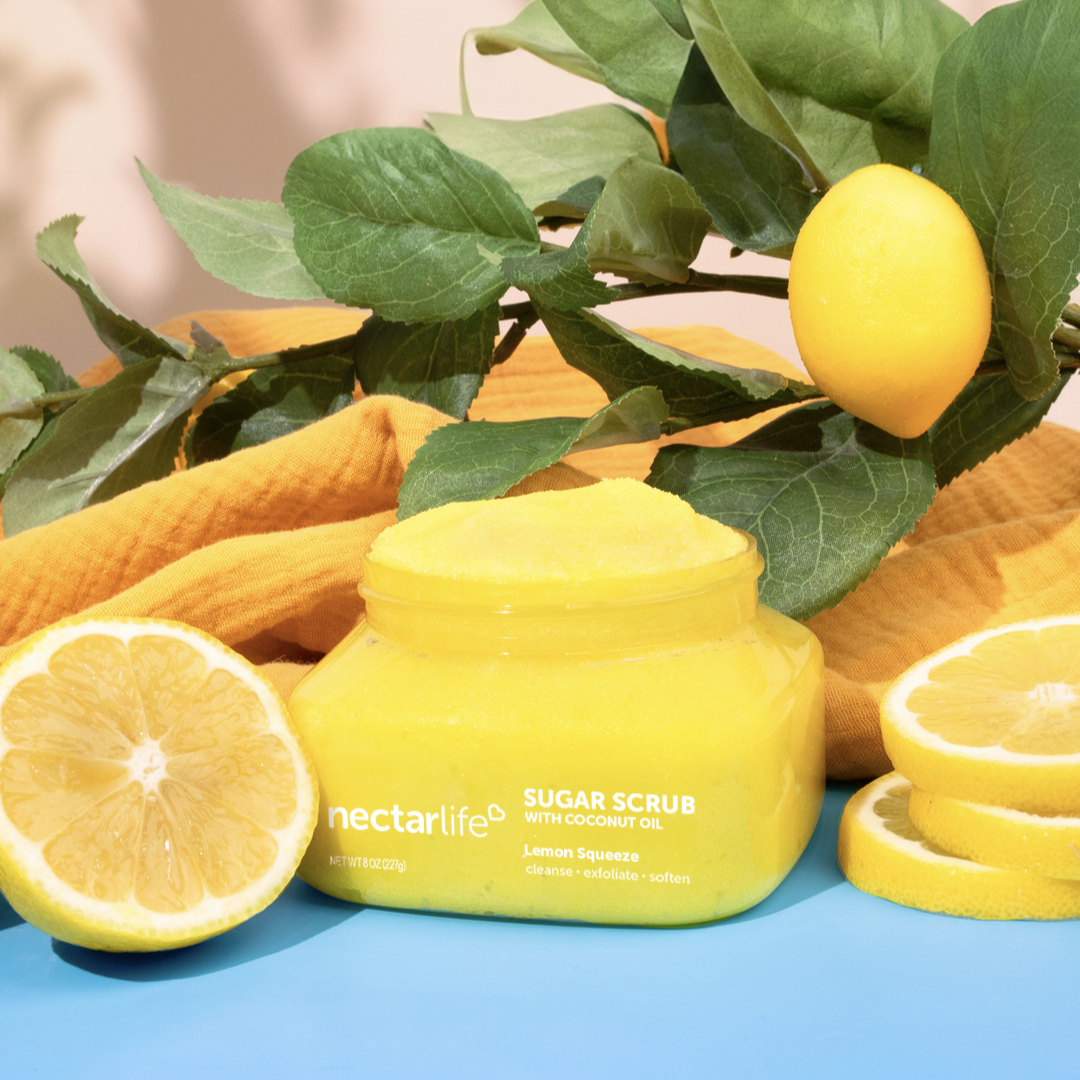 Nectar_Life_Sugar_Body_Scrub_8oz_Lemon_Squeeze_Lifestyle_1080x1080_ecc8272e-a422-4234-ac88-c7550bdab0c2.png
