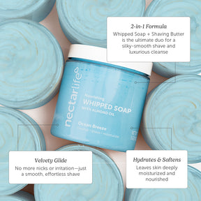 Nourishing Whipped Soap + Shave Butter - Ocean Breeze - Testing