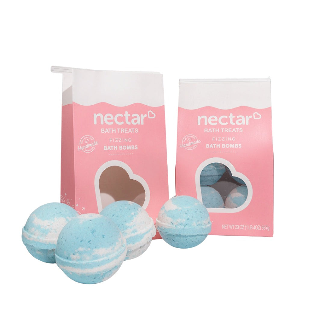 Round Bath Bomb 8 Pack Ocean Breeze
