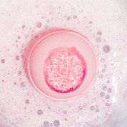 Nectar Life Sugar Crush Surprise Ring Bath Bomb, pink bath bomb with pink crystal center and hidden ring inside, Epsom salt and tapioca starch, handmade in Las Vegas, $13