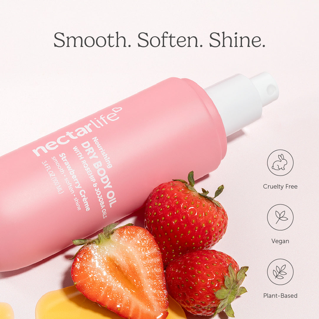 Strawberry Crème Nourishing Dry Body Oil