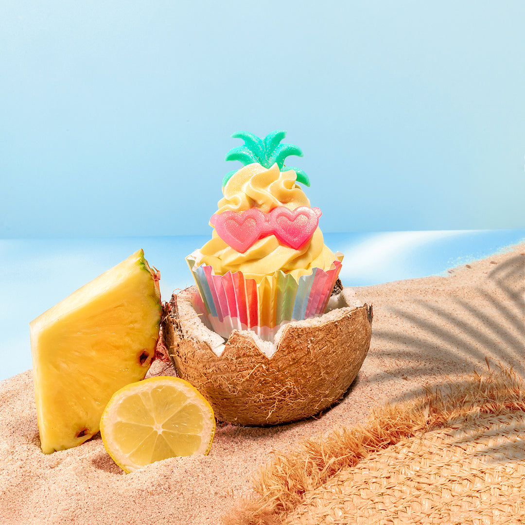 Pineapple Cupcake Soap Treat
