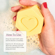 Essential Oil Benefit Bomb - Brighten + Glow Vitamin C Bath Bomb