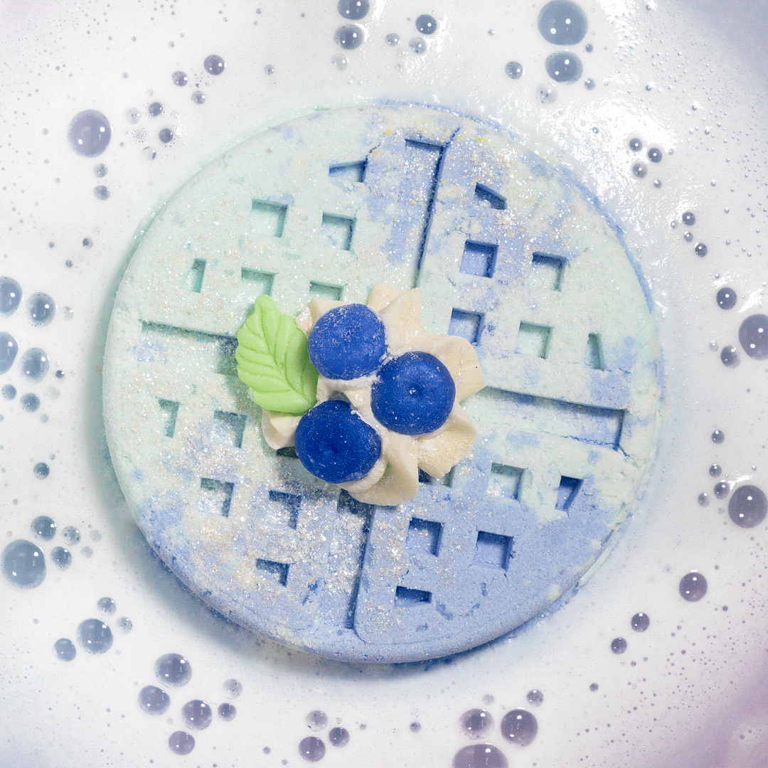 Micro Waffle Only Bath Bomb Square Bath Bomb Gift for Her Gift for