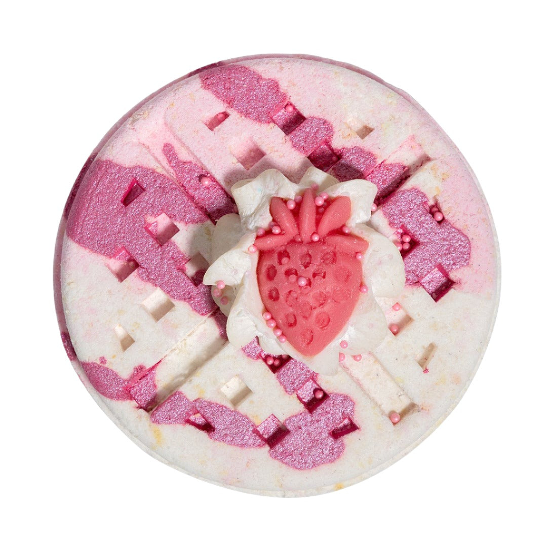 Waffle Bath Bombs Strawberry Vanilla